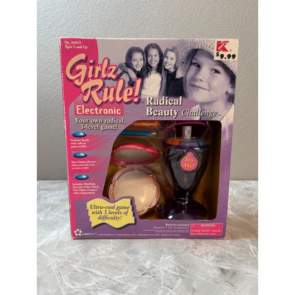Girlz Rule! Radical Beauty Challenge Electronic Memory Game 1999 NIB‎ VTG Kmart